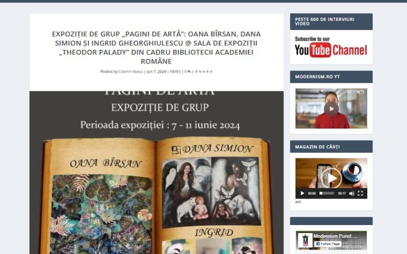 modernism - 2024 - acad romana